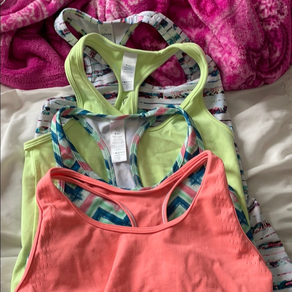 4 ivivva tank tops